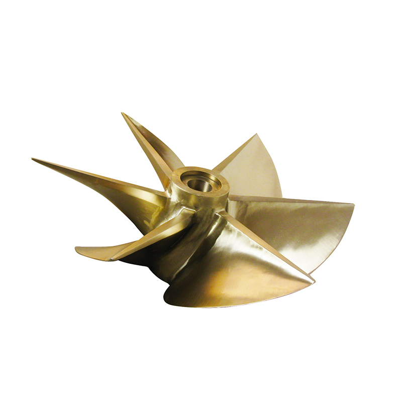 Marin ytgenomträngande propeller med fast stigning